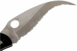 Spyderco Civilian C12GS Serrated Pocket Knife -Knife Hub Shop SPC12GS 03 spyderco civilian spc12gs d3