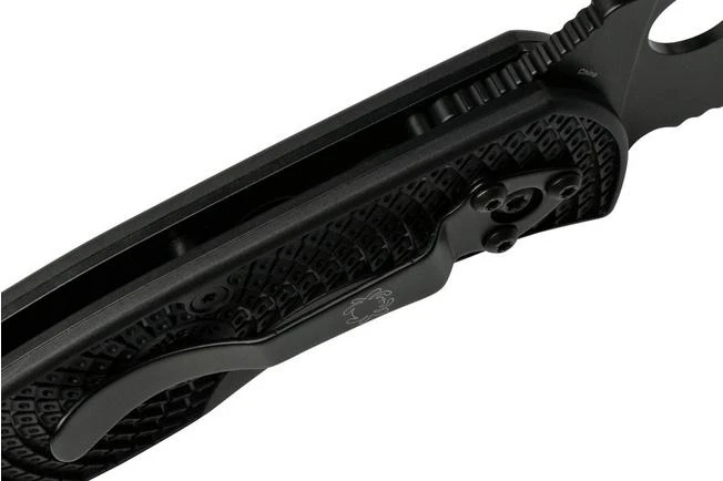 Spyderco Persistence Lightweight Black C136PSBBK FRN Partially Serrated Pocket Knife 8 Spyderco Persistence Lightweight Black C136PSBBK FRN Partially Serrated Pocket Knife - Image 6