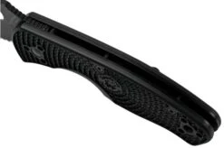 Spyderco Persistence Lightweight Black C136PSBBK FRN Partially Serrated Pocket Knife 15 Spyderco Persistence Lightweight Black C136PSBBK FRN Partially Serrated Pocket Knife -Knife Hub Shop SPC136PSBBK 07 spyderco