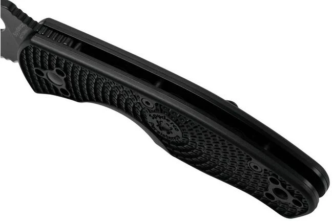 Spyderco Persistence Lightweight Black C136PSBBK FRN Partially Serrated Pocket Knife 9 Spyderco Persistence Lightweight Black C136PSBBK FRN Partially Serrated Pocket Knife - Image 7