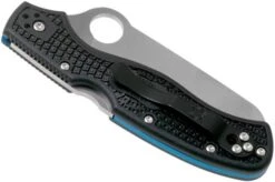 Spyderco Rescue 3 Thin Blue Line C14FSBKBL3 Serrated Rescue Knife -Knife Hub Shop SPC14FSBKBL3 04 spyderco