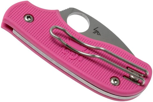 Spyderco Squeak Pink C154PPN Pocket Knife 6 Spyderco Squeak Pink C154PPN Pocket Knife - Image 4