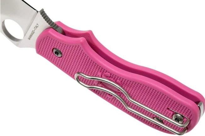 Spyderco Squeak Pink C154PPN Pocket Knife 7 Spyderco Squeak Pink C154PPN Pocket Knife - Image 5