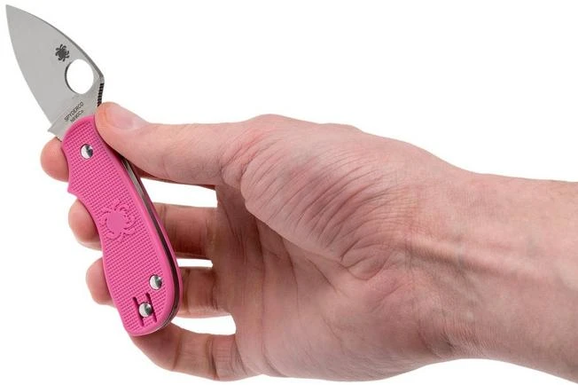 Spyderco Squeak Pink C154PPN Pocket Knife 9 Spyderco Squeak Pink C154PPN Pocket Knife - Image 7
