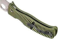 Spyderco Caribbean C217GP Pocket Knife, Sal Glesser Design 14 Spyderco Caribbean C217GP Pocket Knife, Sal Glesser Design -Knife Hub Shop SPC217GP 05 spyderco