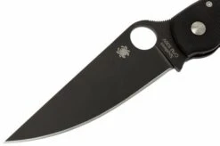 Spyderco Military Black C36GPBK Pocket Knife -Knife Hub Shop SPC36GPBK 03 spyderco military spc36gpbk d3
