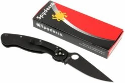 Spyderco Military Black C36GPBK Pocket Knife -Knife Hub Shop SPC36GPBK 08 spyderco military spc36gpbk d8