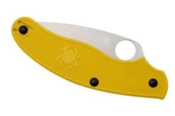 Spyderco UK Penknife Salt LC200N C94PYL Yellow Pocket Knife -Knife Hub Shop SPC94PYL 06 spyderco