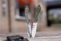 Spyderco Stok Bowie FB49GPOD OD Green G10 Fixed Knife, Sjoerd Stok Design -Knife Hub Shop SPFB49GPOD 08 spyderco