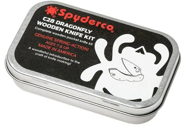 Spyderco Wooden Kit Dragonfly C28 WDKIT1 Wooden Pocket Knife 6 Spyderco Wooden Kit Dragonfly C28 WDKIT1 Wooden Pocket Knife - Image 4