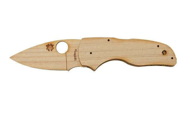 Spyderco Wooden Knife Kit C230 Lil Native WDKIT2, Wooden Pocket Knife 4 Spyderco Wooden Knife Kit C230 Lil Native WDKIT2, Wooden Pocket Knife - Image 2