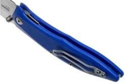 Steel Will Gienah F53-13 Blue, Satin Pocket Knife -Knife Hub Shop SWK F53 13 05 steel will knives