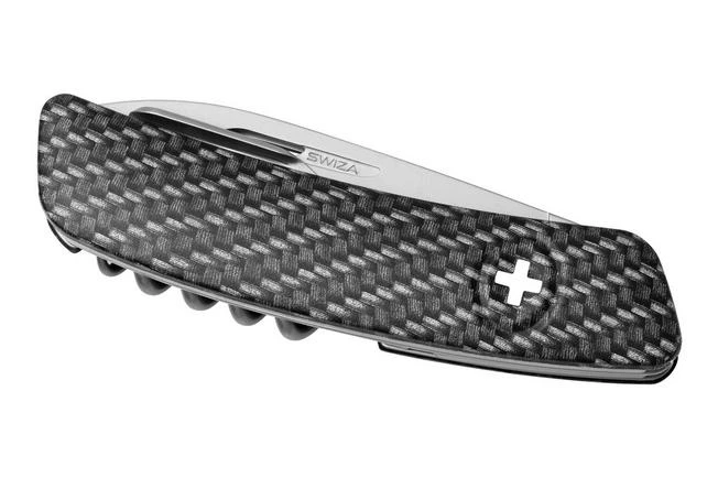 Swiza D03 Swiss Pocket Knife, Carbon Fibre Print 6 Swiza D03 Swiss Pocket Knife, Carbon Fibre Print - Image 4