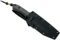 TRC Knives South Pole Apocalypse Finish 2021 Biohazard Edition, Elmax, Black Canvas Micarta, Survival Knife -Knife Hub Shop TI SP BCM BHE 06 trc knives v202106