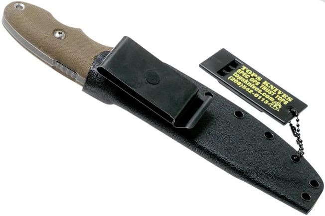 TOPS Knives Backpacker's Bowie BPB-01 Fixed Knife 10 TOPS Knives Backpacker's Bowie BPB-01 Fixed Knife - Image 8