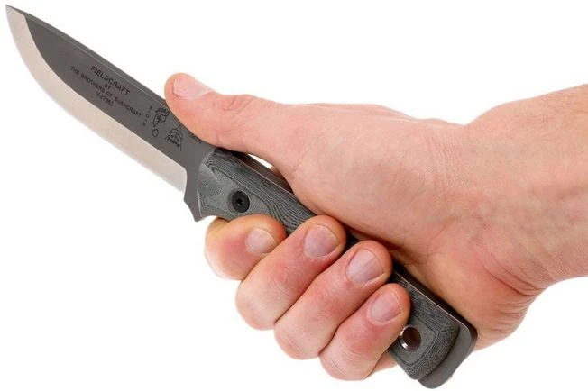 TOPS Knives B.O.B. Fieldcraft 154CM Grey/Black Micarta BROS-154-BLM 9 TOPS Knives B.O.B. Fieldcraft 154CM Grey/Black Micarta BROS-154-BLM - Image 7