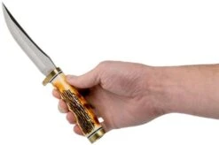 Uncle Henry Golden Spike 153UH Hunting Knife 15 Uncle Henry Golden Spike 153UH Hunting Knife -Knife Hub Shop UH153UH 06 schrade uncle henry