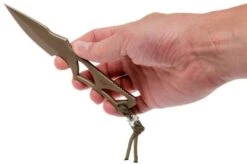 Spartan Blades Enyo Flat Dark Earth Neck Knife, SB2DE 13 Spartan Blades Enyo Flat Dark Earth Neck Knife, SB2DE -Knife Hub Shop USSB2DE 05 spartan blades ussb2de 05