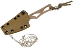 Spartan Blades Enyo Flat Dark Earth Neck Knife, SB2DE 14 Spartan Blades Enyo Flat Dark Earth Neck Knife, SB2DE -Knife Hub Shop USSB2DE 06 spartan blades ussb2de 06