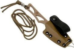 Spartan Blades Enyo Flat Dark Earth Neck Knife, SB2DE 15 Spartan Blades Enyo Flat Dark Earth Neck Knife, SB2DE -Knife Hub Shop USSB2DE 07 spartan blades ussb2de 07