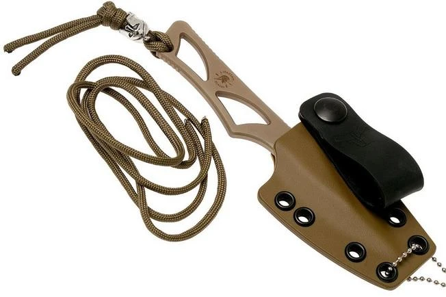 Spartan Blades Enyo Flat Dark Earth Neck Knife, SB2DE 9 Spartan Blades Enyo Flat Dark Earth Neck Knife, SB2DE - Image 7