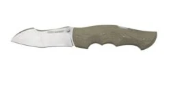 Viper Rhino 1, V5903CV, Stonewash Elmax, Green Canvas Micarta Pocket Knife, Fabrizio Silvestrelli Design