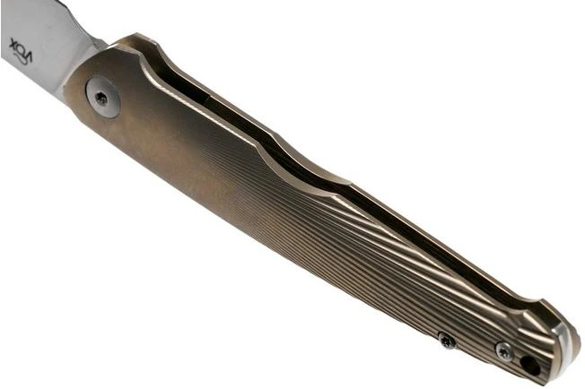 Viper Key V5976D3BR Milled Bronze Titanium Pocket Knife, Jesper Voxnaes Design 7 Viper Key V5976D3BR Milled Bronze Titanium Pocket Knife, Jesper Voxnaes Design - Image 5