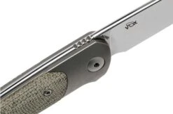 Viper Key V5978CV Bolster Green Canvas Micarta Pocket Knife, Jesper Voxnaes Design -Knife Hub Shop VPV5978CV 06 viper