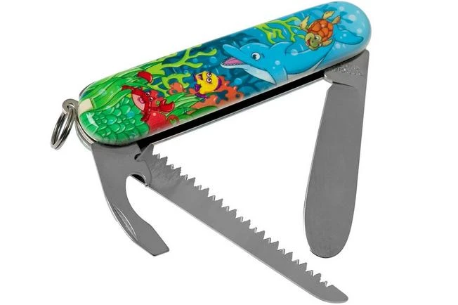 Victorinox My First Victorinox, Dolphin Edition 0.2373.E1 Children's Pocket Knife 4 Victorinox My First Victorinox, Dolphin Edition 0.2373.E1 Children's Pocket Knife - Image 2