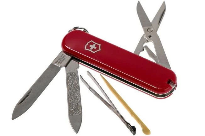 Victorinox Executive 81, Swiss Pocket Knife, Red 3 Victorinox Executive 81, Swiss Pocket Knife, Red