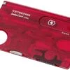 Victorinox SwissCard Lite Translucent Red 0.7300.T 2 Victorinox SwissCard Lite Translucent Red 0.7300.T -Knife Hub Shop VT0 7300 T 01 victorinox