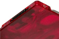 Victorinox SwissCard Lite Translucent Red 0.7300.T -Knife Hub Shop VT0 7300 T 04 victorinox