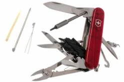 Victorinox CyberTool With 34 Functions, Transparent Red