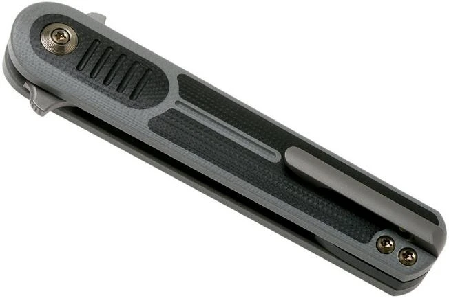 We Knife Angst 2002B Grey & Black G10 Pocket Knife, Justin Lundquist Design 6 We Knife Angst 2002B Grey & Black G10 Pocket Knife, Justin Lundquist Design - Image 4