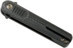 We Knife Angst 2002C Carbon Fibre, Black G10 Pocket Knife, Justin Lundquist Design -Knife Hub Shop WK2002C 04 we knife