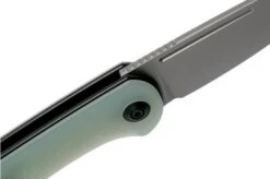 WE Knife Saakshi WE20020C-4 Stonewashed, Natural G10 Pocket Knife -Knife Hub Shop WKWE20020C 4 06 we knife