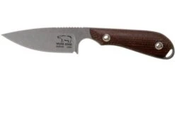 White River Knives M1 Natural Burlap Micarta Fixed Knife, Kydex Sheath