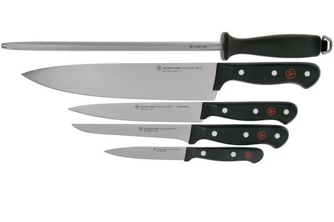 Wüsthof Gourmet 1189535602 5-piece Knife Set In Case 3 Wüsthof Gourmet 1189535602 5-piece Knife Set In Case