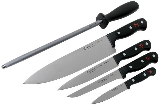 Wüsthof Gourmet 1189535602 5-piece Knife Set In Case 4 Wüsthof Gourmet 1189535602 5-piece Knife Set In Case - Image 2