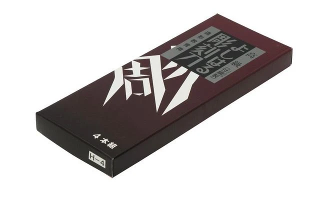 Yoshiharu H-4 Japanese Wood Carving Knives, Set Of 4 6 Yoshiharu H-4 Japanese Wood Carving Knives, Set Of 4 - Image 4