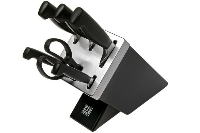 Zwilling J.A. Henckels Four Star SharpBlock 35145-007, 7-piece Knife Block Black Ash Wood 7 Zwilling J.A. Henckels Four Star SharpBlock 35145-007, 7-piece Knife Block Black Ash Wood - Image 5