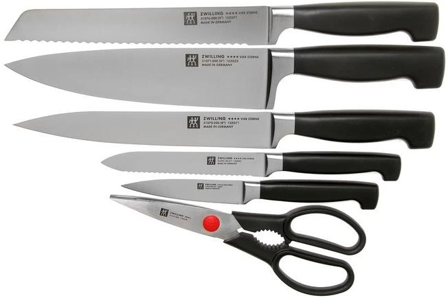 Zwilling J.A. Henckels Four Star SharpBlock 35145-007, 7-piece Knife Block Black Ash Wood 9 Zwilling J.A. Henckels Four Star SharpBlock 35145-007, 7-piece Knife Block Black Ash Wood - Image 7