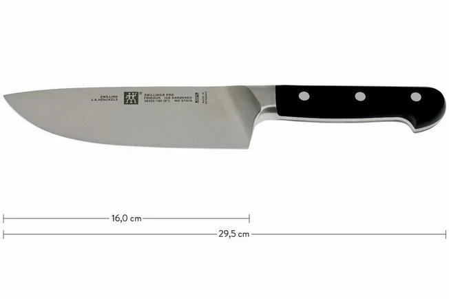 Zwilling 38405-161 Pro Chef's Knife, Wide Blade 3 Zwilling 38405-161 Pro Chef's Knife, Wide Blade