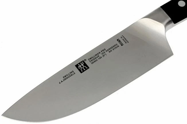 Zwilling 38405-161 Pro Chef's Knife, Wide Blade 4 Zwilling 38405-161 Pro Chef's Knife, Wide Blade - Image 2